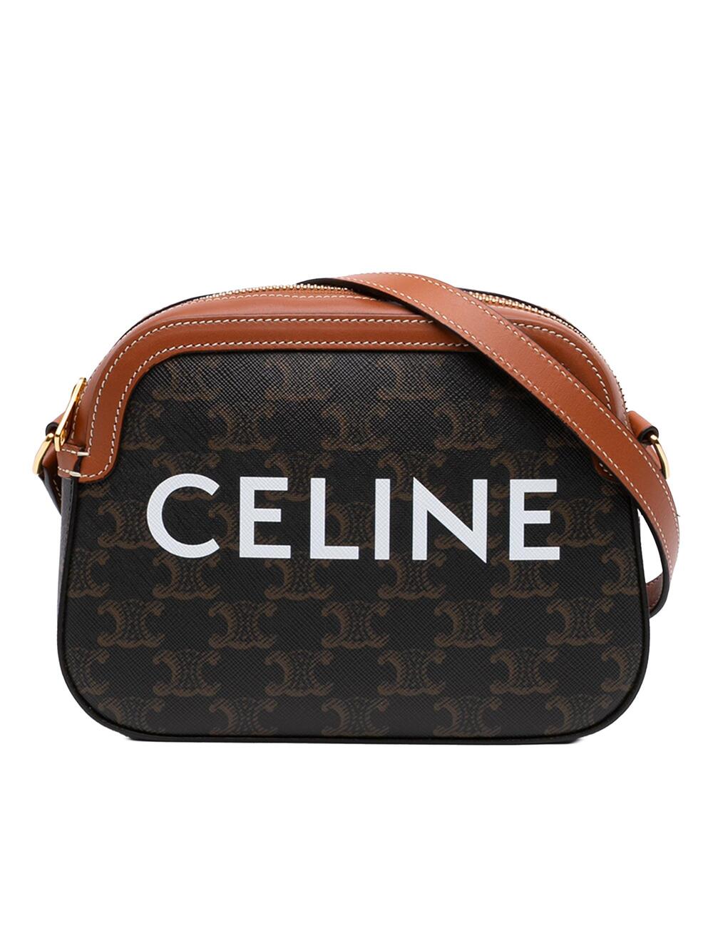 Celine Logo Camera Bag Triomphe Coated #367913C97B